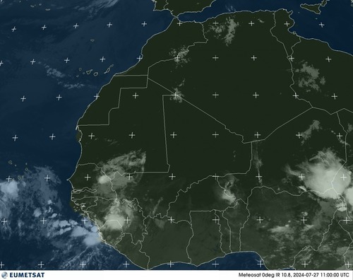 Satellite - Gulf of Guinea - Sat 27 Jul 08:00 EDT