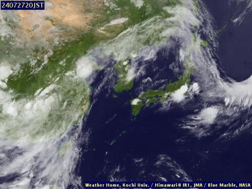 Satellite - East China Sea - Sat 27 Jul 09:00 EDT