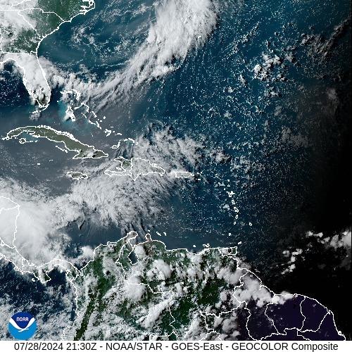 Satellite - Alizes Ouest - Sun 28 Jul 18:30 EDT