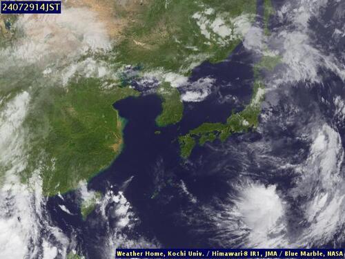Satellite - Sea of Japan - Mon 29 Jul 03:00 EDT