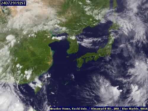 Satellite - Hokkaido - Mon 29 Jul 08:00 EDT