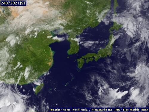 Satellite - Philippine Sea (South) - Mon 29 Jul 10:00 EDT