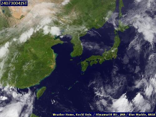 Satellite - Philippine Sea (Centr.) - Mon 29 Jul 17:00 EDT
