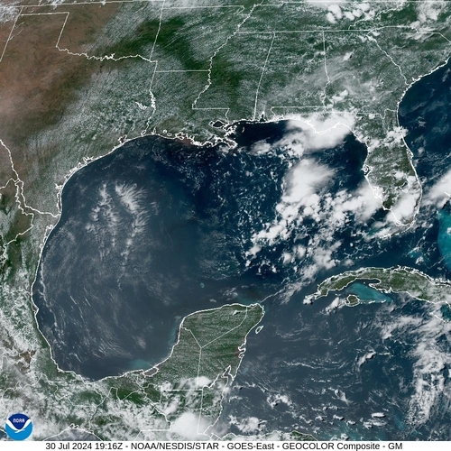 Satellite - Cuba/West - Tue 30 Jul 16:16 EDT