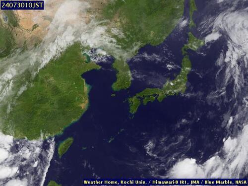 Satellite - Philippine Sea (Centr.) - Mon 29 Jul 23:00 EDT