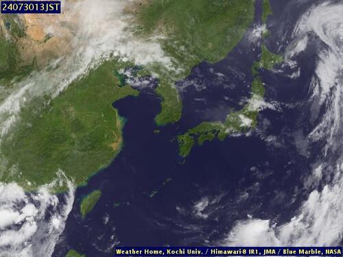 Satellite - East China Sea - Tue 30 Jul 02:00 EDT