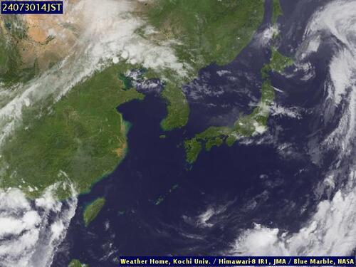 Satellite - Taiwan Strait - Tue 30 Jul 03:00 EDT