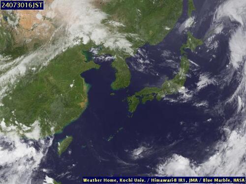 Satellite - East China Sea - Tue 30 Jul 05:00 EDT