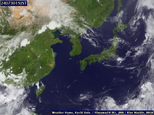 Satellite - East China Sea - Tue 30 Jul 08:00 EDT