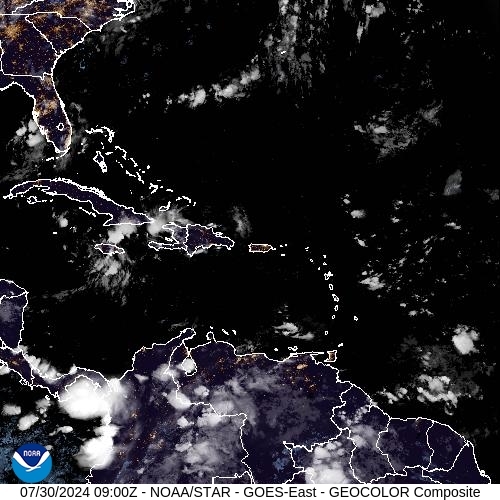 Satellite - Jamaica - Tue 30 Jul 06:00 EDT