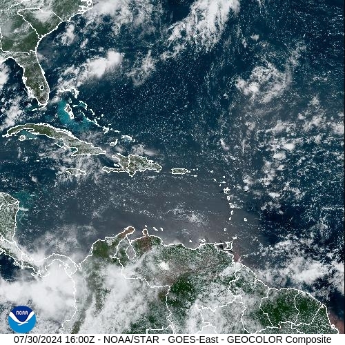 Satellite - Haiti - Tue 30 Jul 13:00 EDT