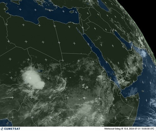 Satellite - Arabian Sea - Wed 31 Jul 07:00 EDT