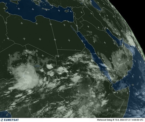 Satellite - Arabian Sea - Wed 31 Jul 11:00 EDT