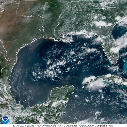 Satellite - Cuba/West - Wed 31 Jul 16:16 EDT