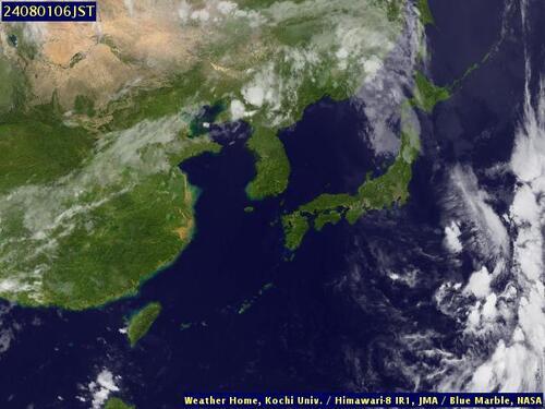 Satellite - Taiwan Strait - Wed 31 Jul 19:00 EDT