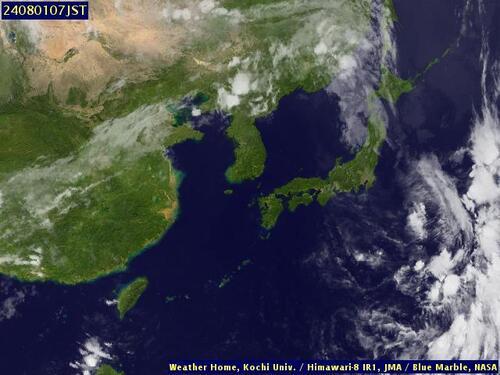 Satellite - Sea of Japan - Wed 31 Jul 20:00 EDT