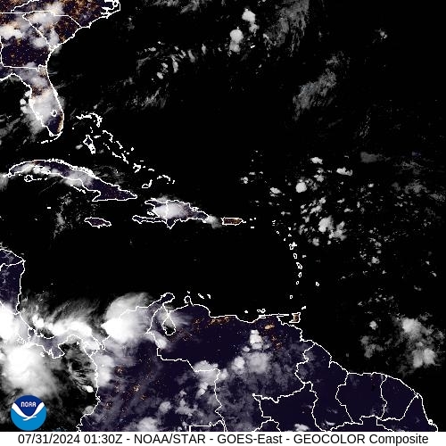 Satellite - Jamaica - Tue 30 Jul 22:30 EDT