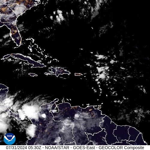 Satellite - Cuba/East - Wed 31 Jul 02:30 EDT