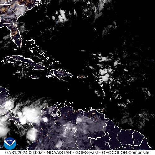 Satellite - Puerto Rico - Wed 31 Jul 03:00 EDT