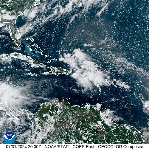Satellite - Jamaica - Wed 31 Jul 17:00 EDT