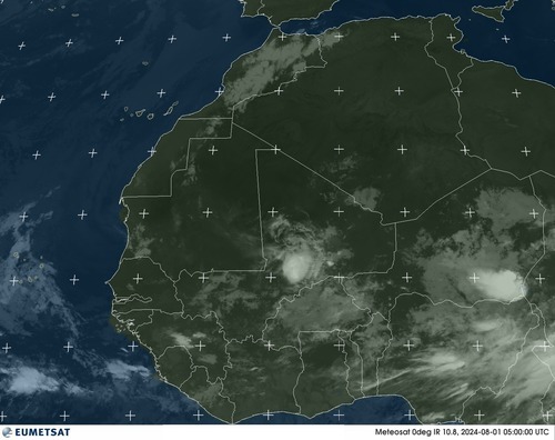 Satellite - Gulf of Guinea - Thu 01 Aug 02:00 EDT