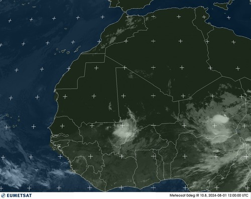 Satellite - Gulf of Guinea - Thu 01 Aug 09:00 EDT