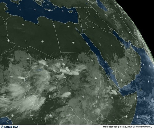 Satellite - Arabian Sea (East) - Wed 31 Jul 23:00 EDT