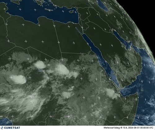 Satellite - South - Thu 01 Aug 02:00 EDT