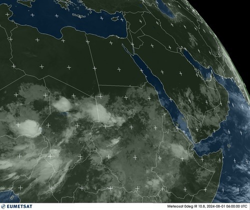 Satellite - North - Thu 01 Aug 03:00 EDT