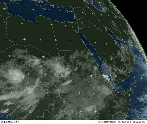 Satellite - Arabian Sea - Thu 01 Aug 05:00 EDT