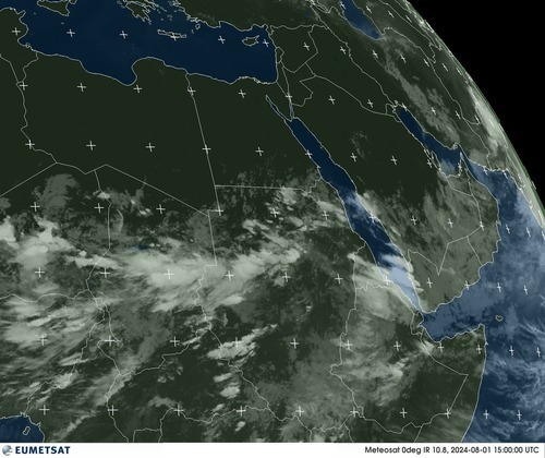 Satellite - Gulf of Oman - Thu 01 Aug 12:00 EDT