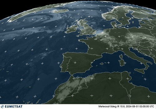 Satellite - German Bight - Th, 01 Aug, 05:00 BST