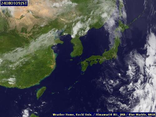 Satellite - Sea of Japan - Wed 31 Jul 22:00 EDT