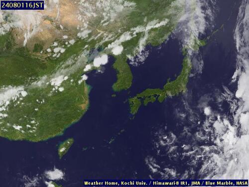 Satellite - Hokkaido - Thu 01 Aug 05:00 EDT