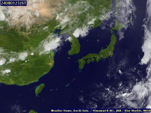 Satellite - Taiwan Strait - Thu 01 Aug 12:00 EDT