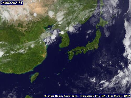 Satellite - Hokkaido - Thu 01 Aug 15:00 EDT