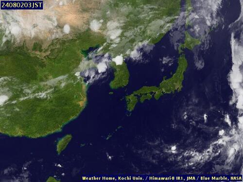 Satellite - Hokkaido - Thu 01 Aug 16:00 EDT