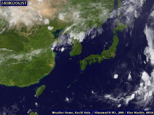 Satellite - Sea of Japan - Thu 01 Aug 19:00 EDT
