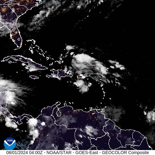 Satellite - Dom. Republic - Thu 01 Aug 01:00 EDT