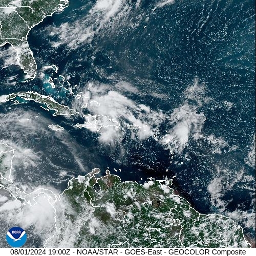 Satellite - Jamaica - Thu 01 Aug 16:00 EDT