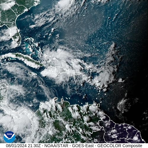 Satellite - Cuba/East - Thu 01 Aug 18:30 EDT