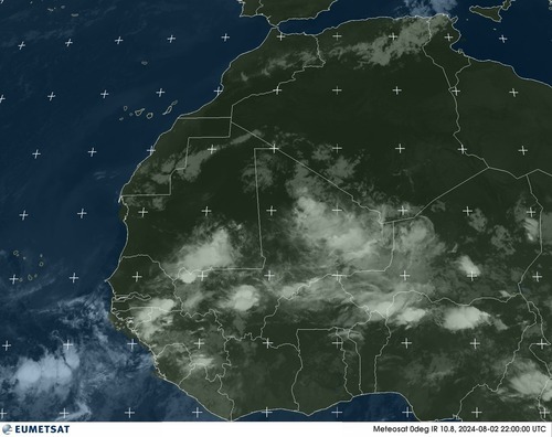 Satellite - Gulf of Guinea - Fri 02 Aug 19:00 EDT