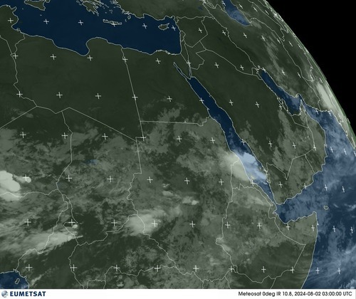Satellite - Arabian Sea (East) - Fri 02 Aug 00:00 EDT