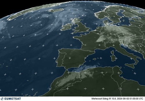 Satellite - Ireland/Northern Ireland - Fr, 02 Aug, 03:00 BST
