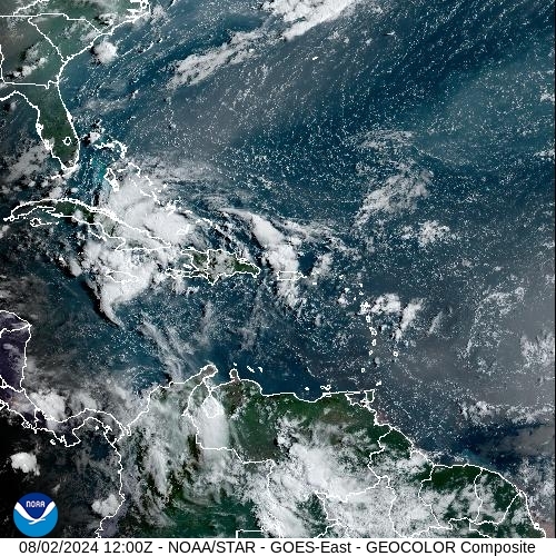Satellite - Cuba/East - Fri 02 Aug 09:00 EDT