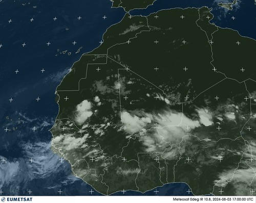 Satellite - Gulf of Guinea - Sat 03 Aug 14:00 EDT