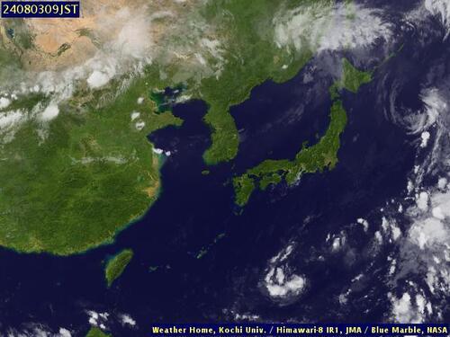 Satellite - Sea of Japan - Sa, 03 Aug, 03:00 BST