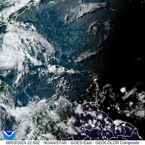 Satellite - Jamaica - Sat 03 Aug 19:00 EDT