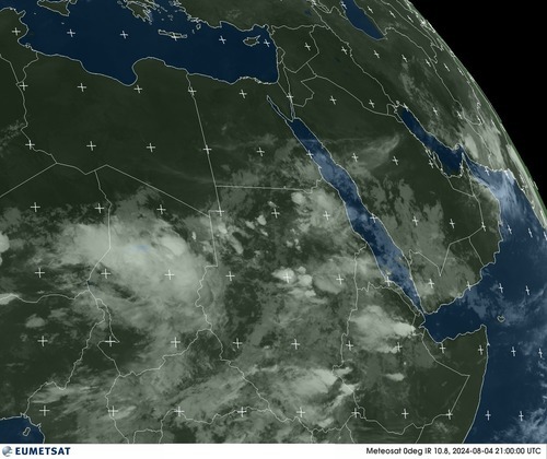Satellite - Gulf of Aden - Sun 04 Aug 18:00 EDT