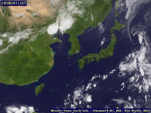 Satellite - Bo Hai - Sun 04 Aug 00:00 EDT